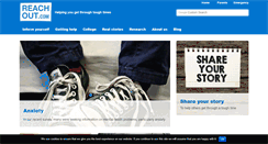 Desktop Screenshot of ie.reachout.com